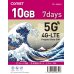画像1: COMSTプリペイド5G/4Gデータ専用SIM 10GB/7日 (1)